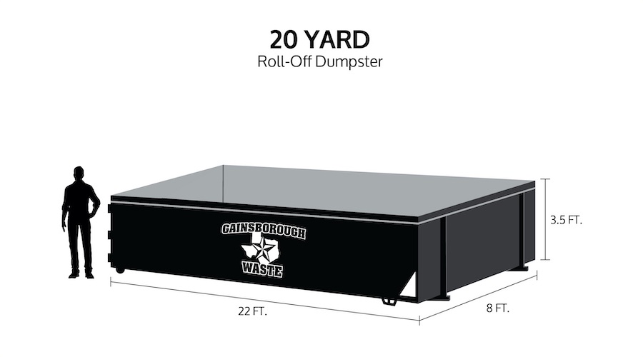 contenedor roll off de 20 yardas