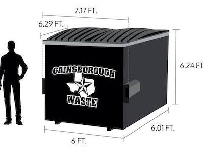 Announcing Our New Front-Load Dumpster Truck Service 1 front load dumpster gainsbourough waste houston texas