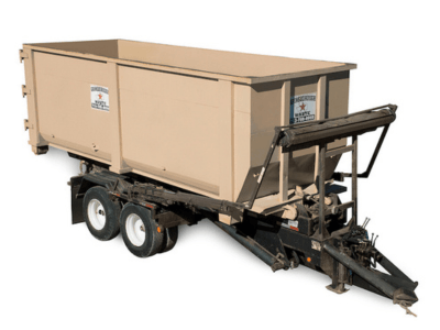 Gainsborough Waste roll-off dumpster available for rent in the Greater Houston area