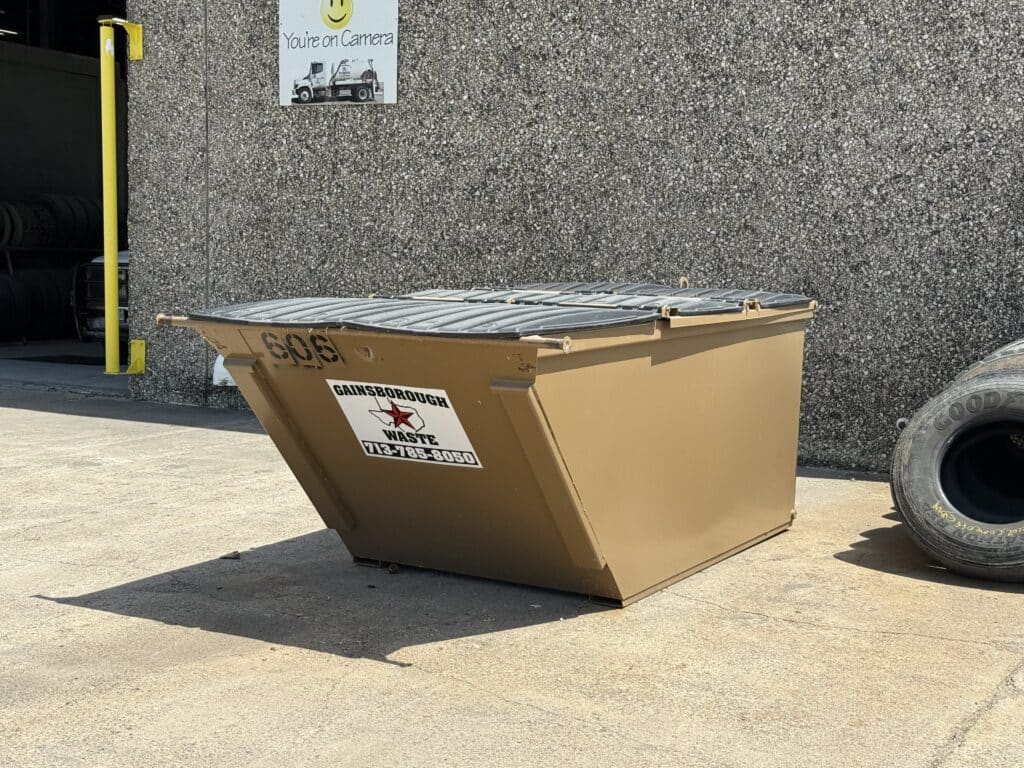 The Reliable Waste Solution 22 Waste ready to be picked up outside of an office building.